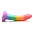 Simply Sweet 6.5in Phallic Rainbow Dildo