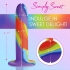 Simply Sweet Rainbow Silicone Dildo: Premium Pleasure