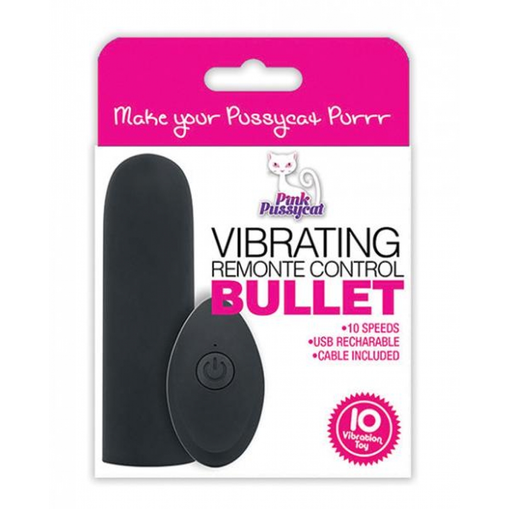 Pink Pussycat Remote Control Bullet Vibrator