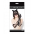 Cat Mask & Glove Set - Black O/S