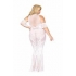 Bodystocking Gown White Q/S - Elegant Lingerie