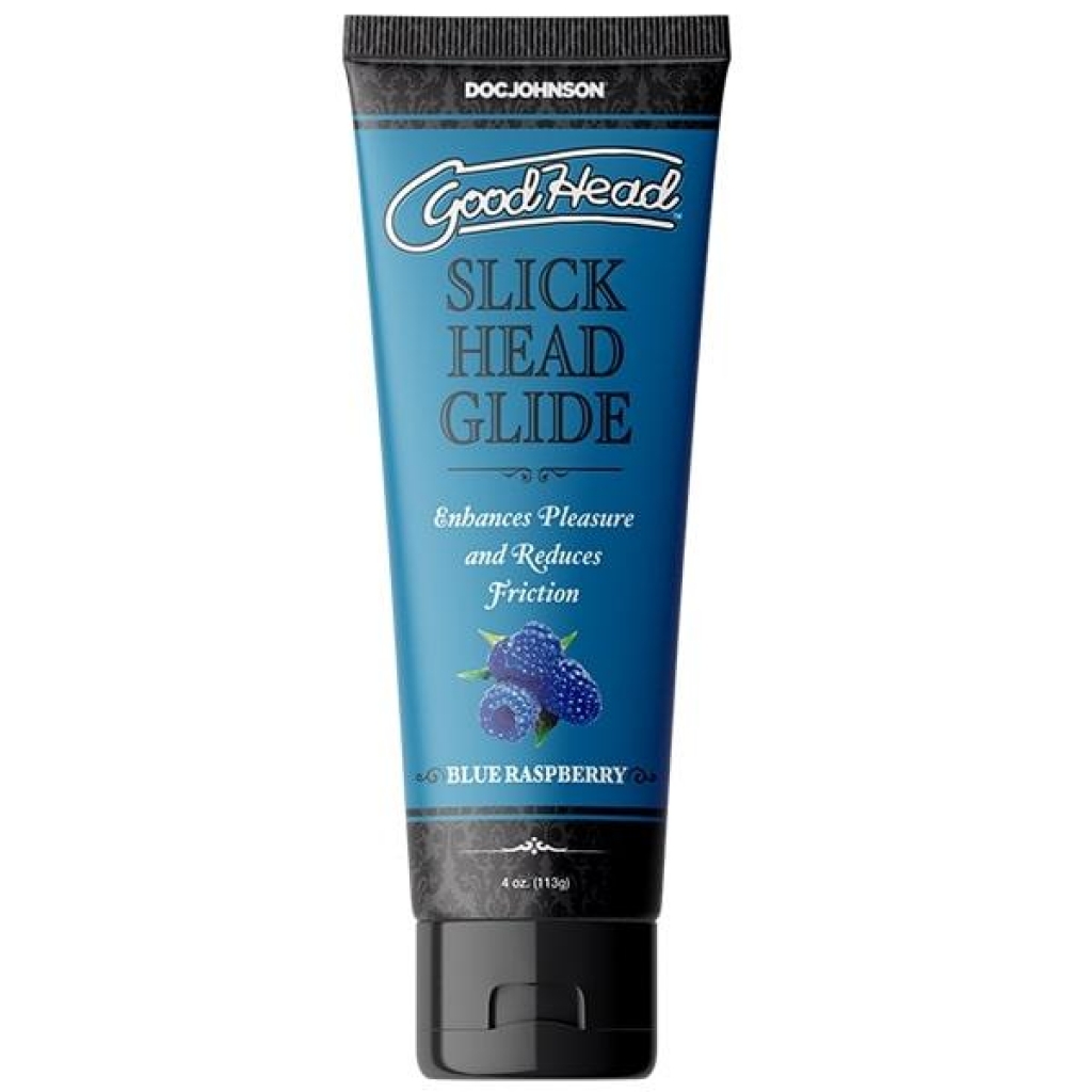 Goodhead Slick Head Glide - 4 oz Blue Raspberry