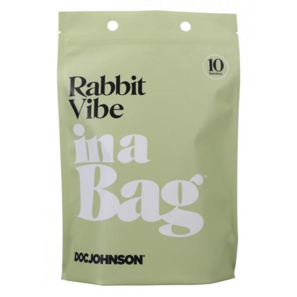 Discreet Mini Rabbit Vibe - In A Bag Black