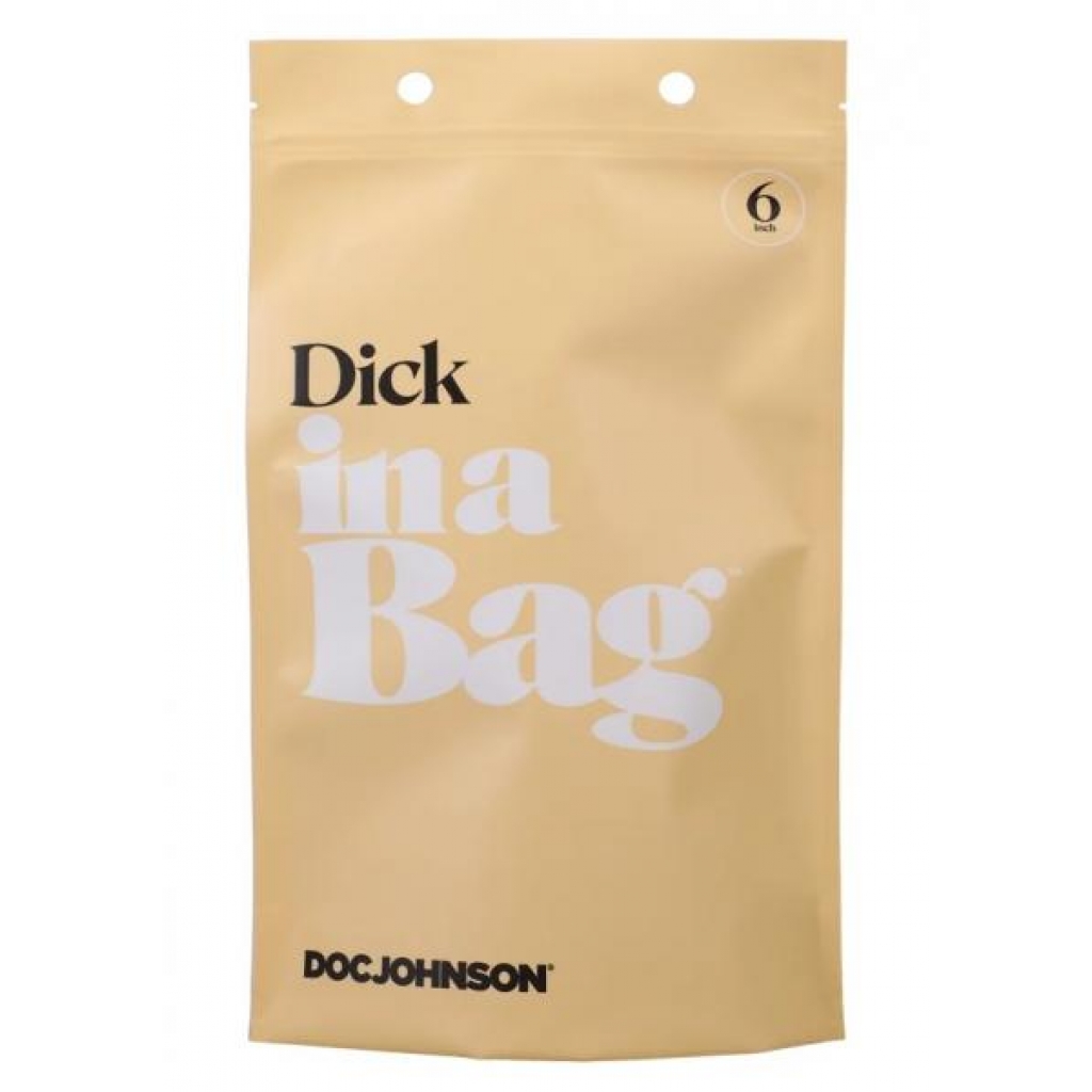 In A Bag Dick - 6 Inch Clear