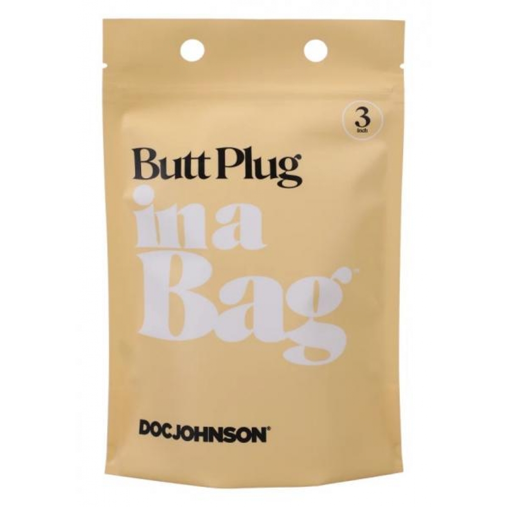 In A Bag 3-Inch Tapered Butt Plug