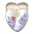 Edible Heart Candle - Vanilla