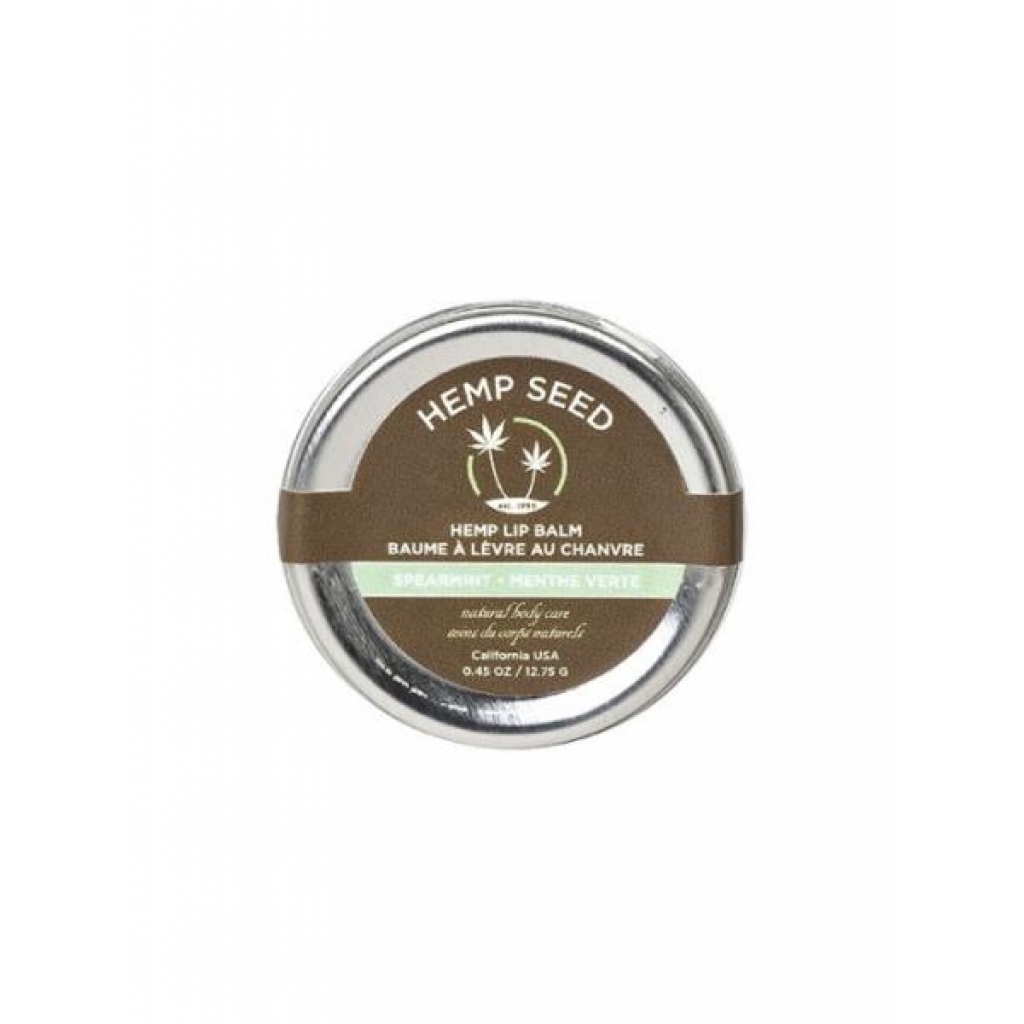 Hemp Lip Balm Tin - Spearmint 0.45oz