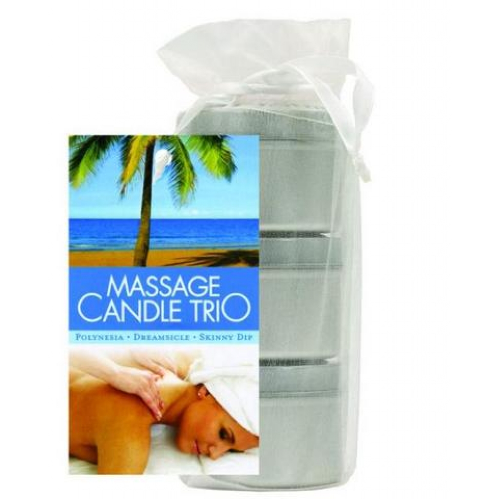 Candle Trio Dreamsicle, Skinny Dip, Polynesia