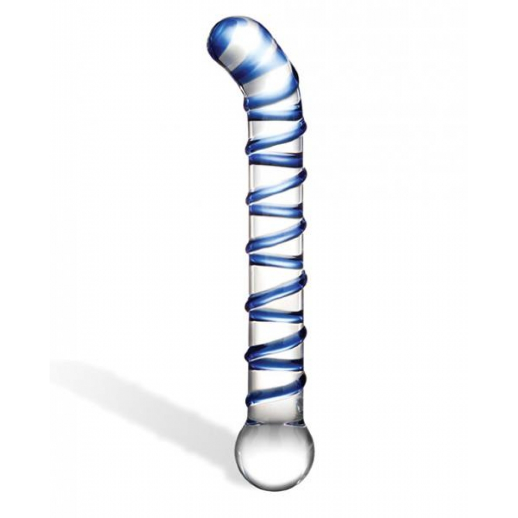 Mr. Swirly 6.5 inches G-Spot Glass Dildo