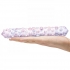 Glas 9 inches Purple Rose Nubby Dildo - Artful Pleasure