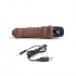 Powercocks 6in Vibrator Dark Brown