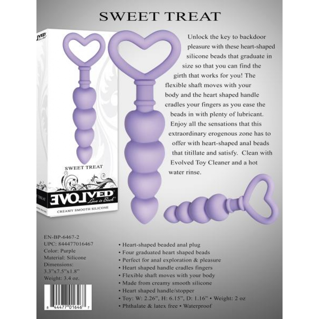 Evolved Sweet Treat Purple Anal Plug