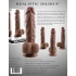 Realistic Dong 8 inches Dark