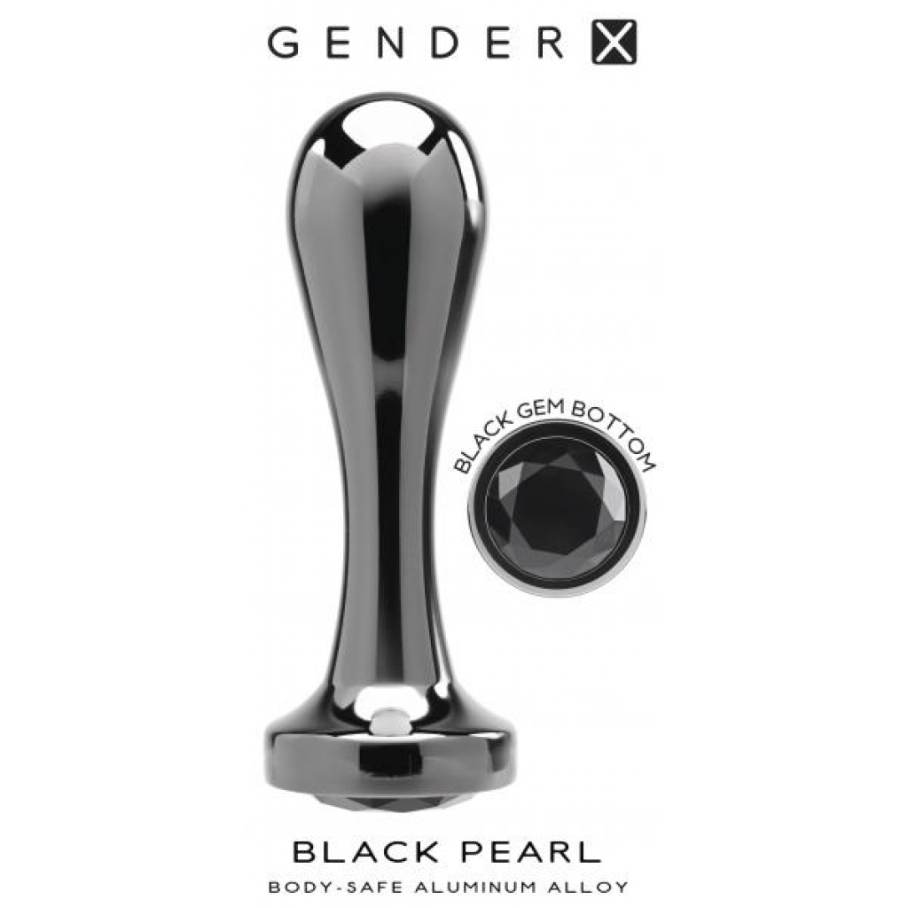 Gender X Black Pearl - Large Butt Plug