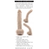 10-Inch Poseable Flexskin True Feel Dildo