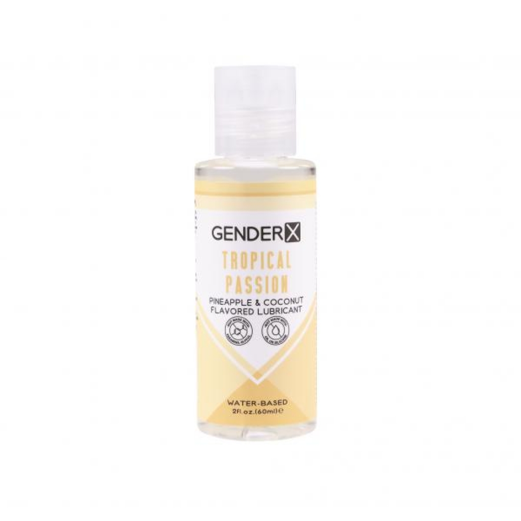 Gender X Tropical Passion Flavored Lube - 2 Oz