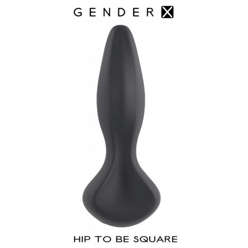 Gender X Hip To Be Square - Vibrating Butt Plug