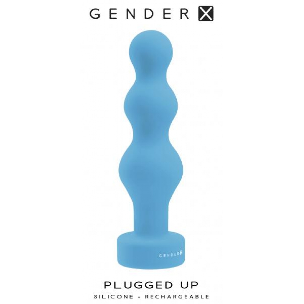 Gender X Plugged Up Beaded Vibrating Anal Plug