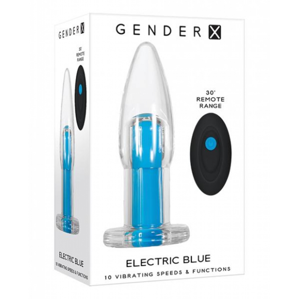 Gender X Electric Blue Vibrator