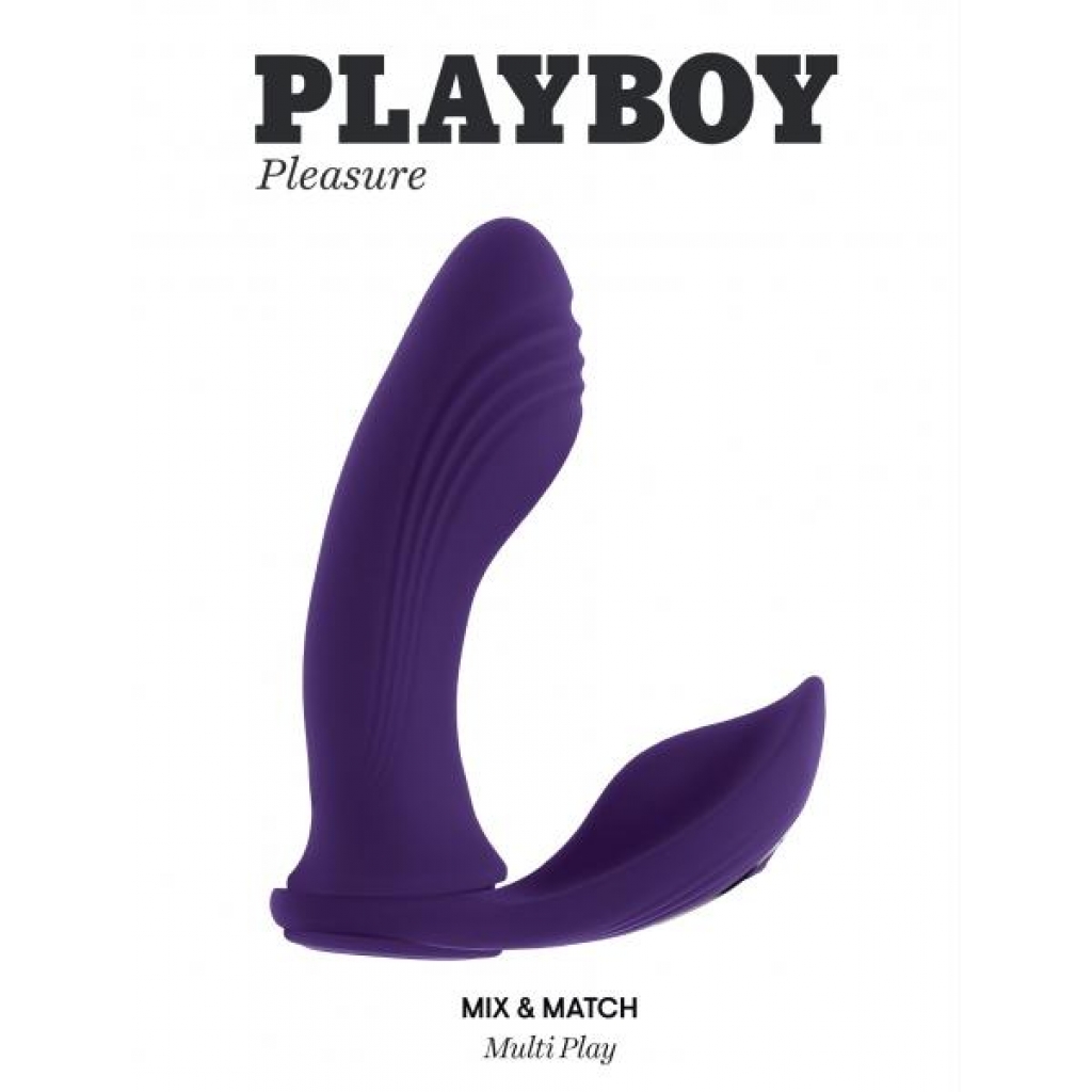 Playboy Mix & Match Multi-Play Vibrator - Purple