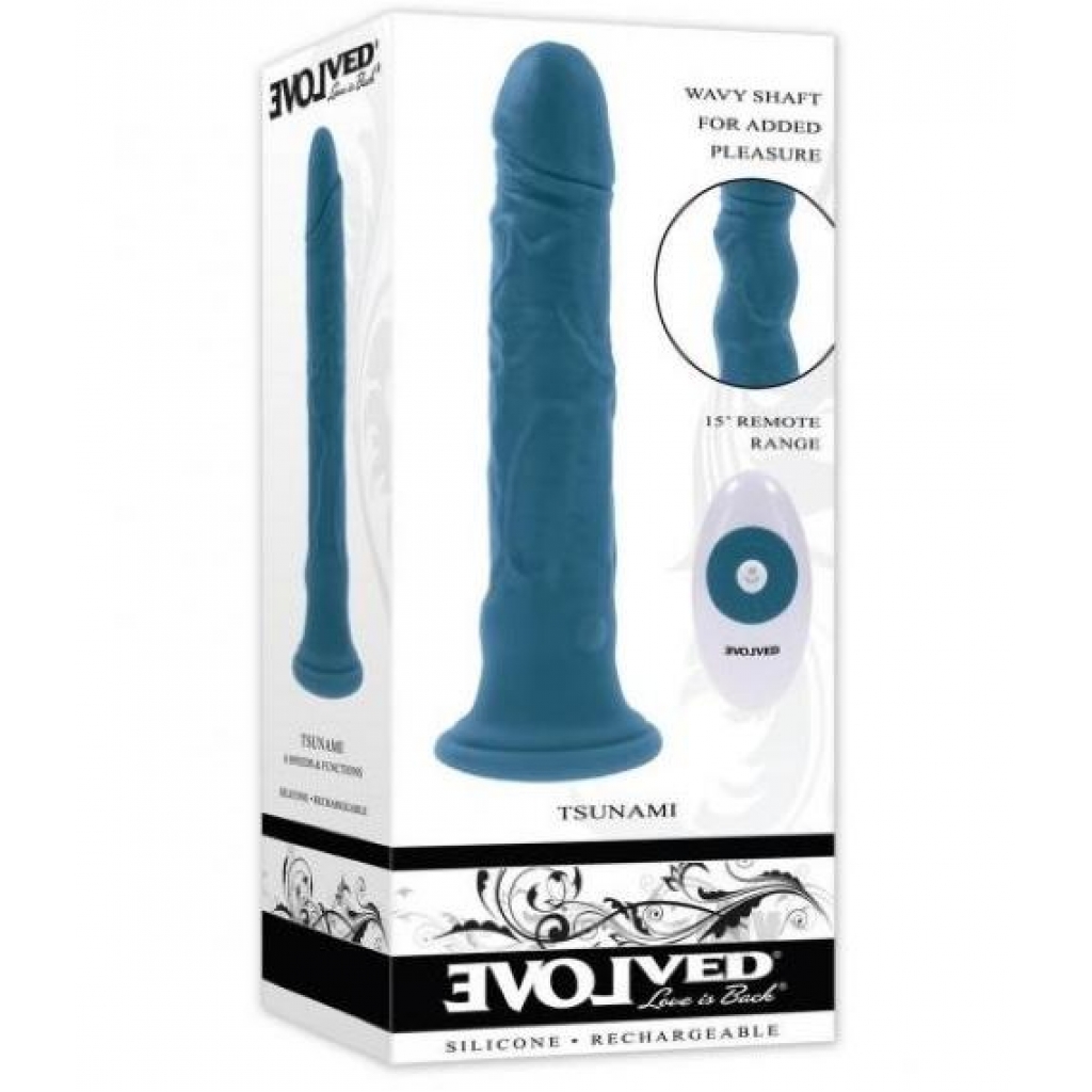 Evolved Tsunami - Realistic Vibrator with Remote Control