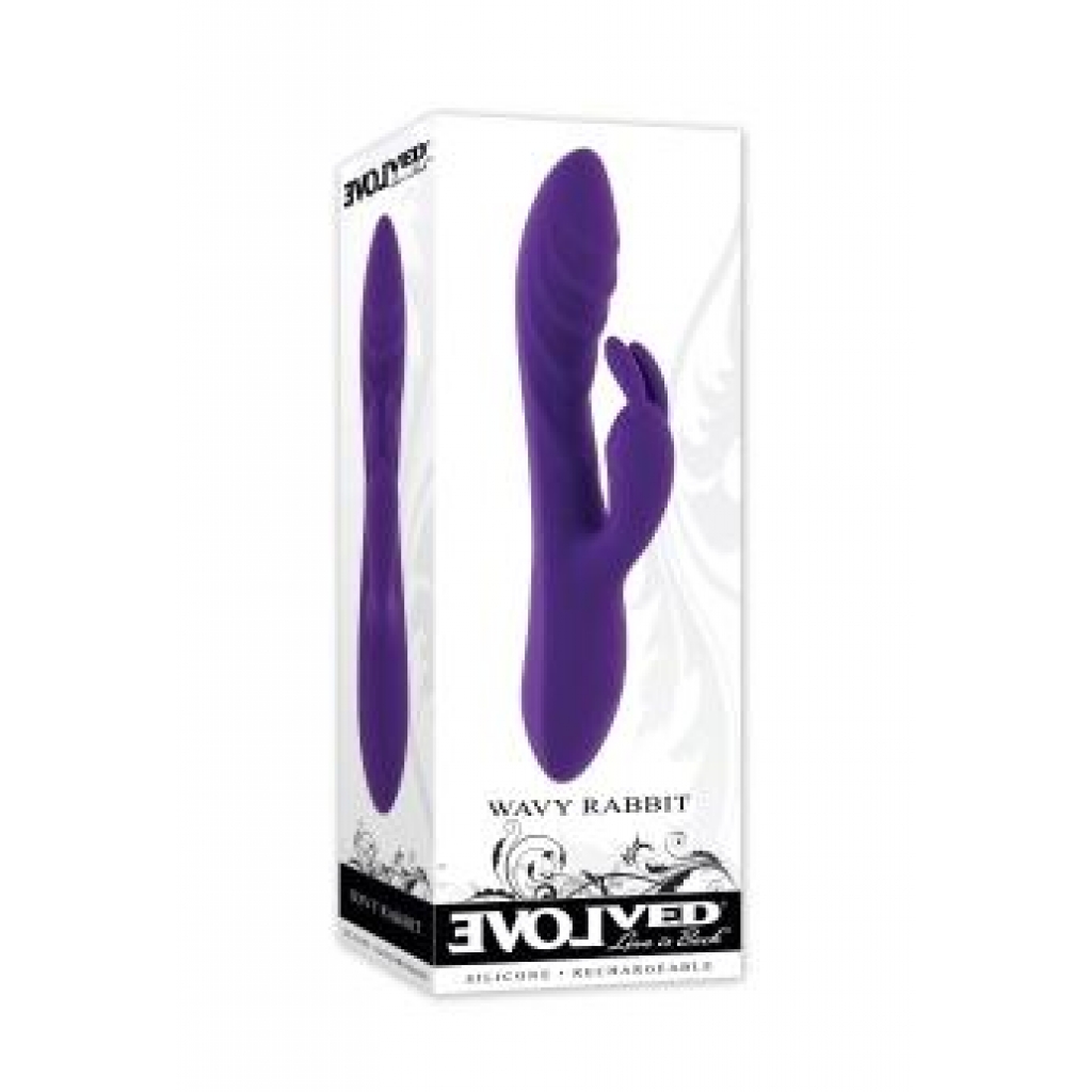 Evolved Wavy Rabbit Vibrator - Sensational Pleasure