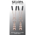 Selopa Beaded Nipple Clamps in Rose Gold