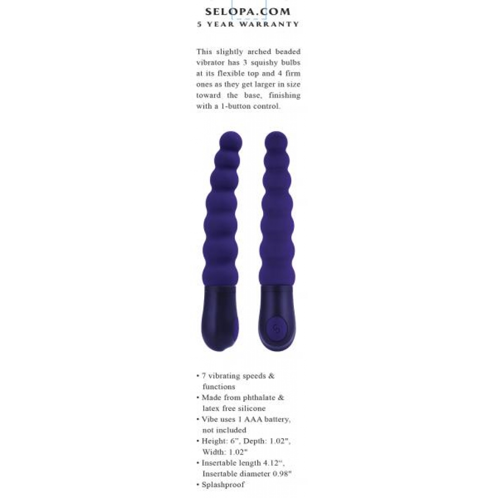 Evolved Beaded Beauty Vibrator