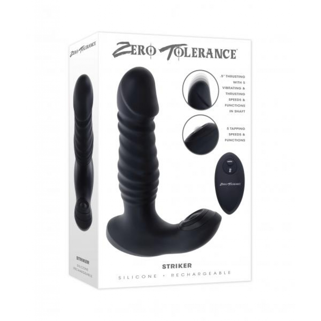 Zero Tolerance Striker Premium Anal Vibrator - Black