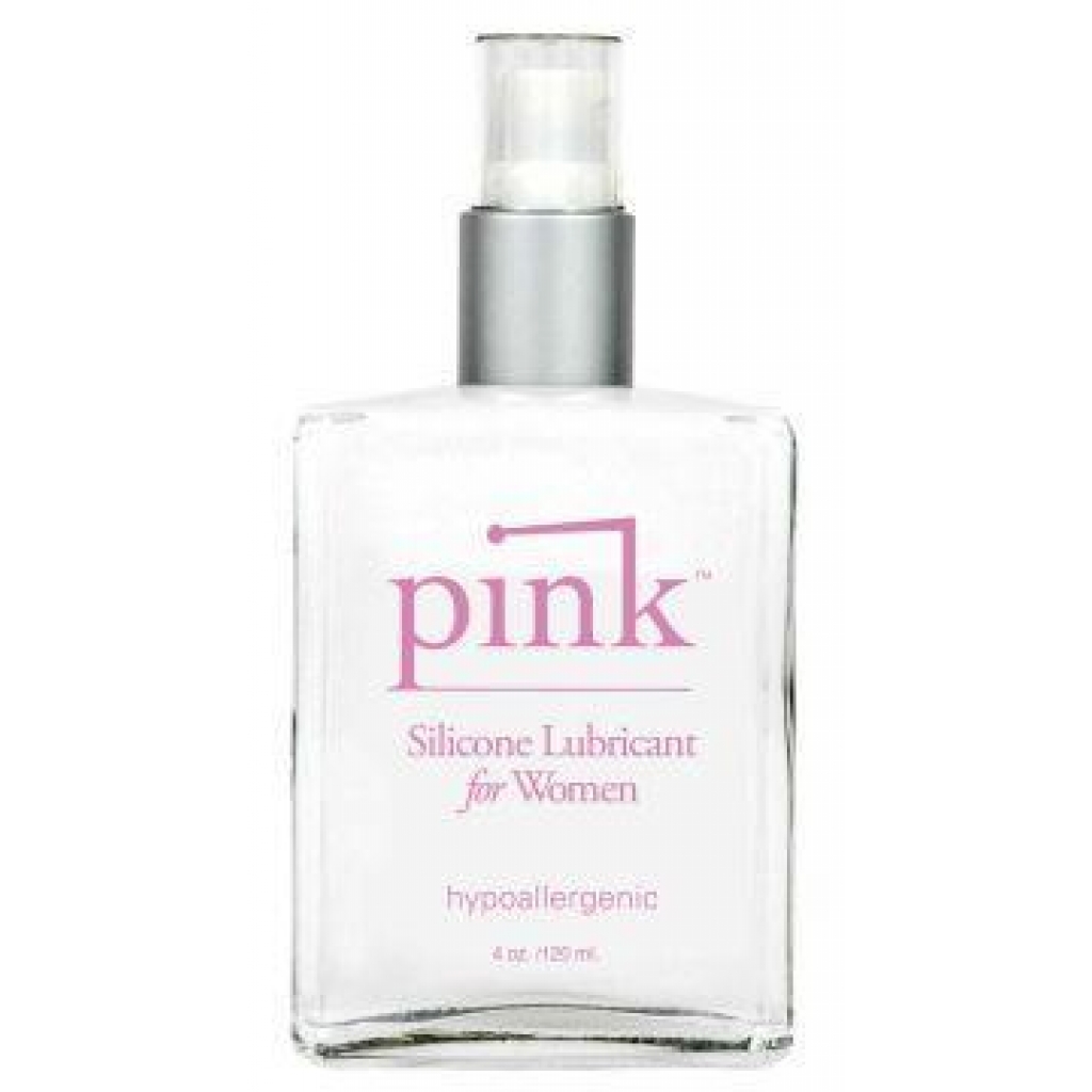 Pink Silicone Lube for Ladies - 4 oz