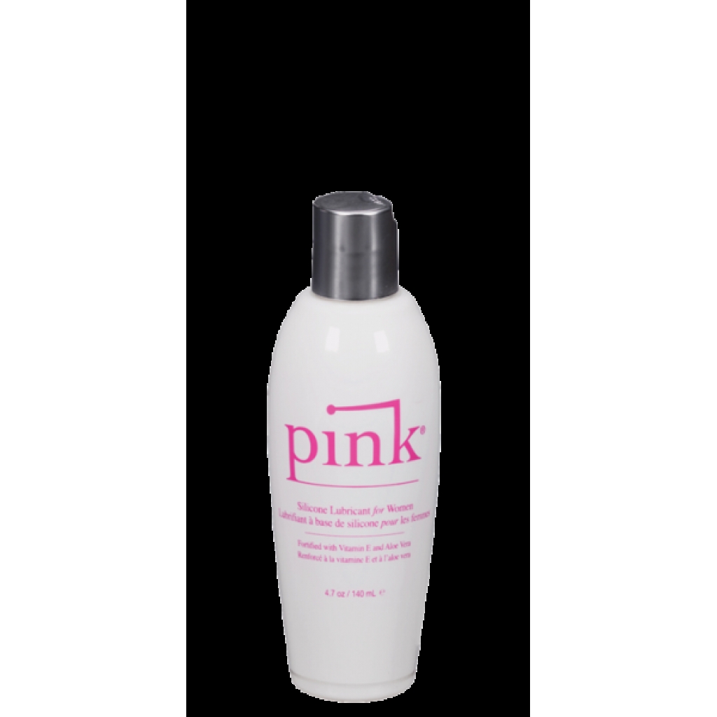 Pink Silicone Lube Flip Top Bottle - 4.7 fl. oz