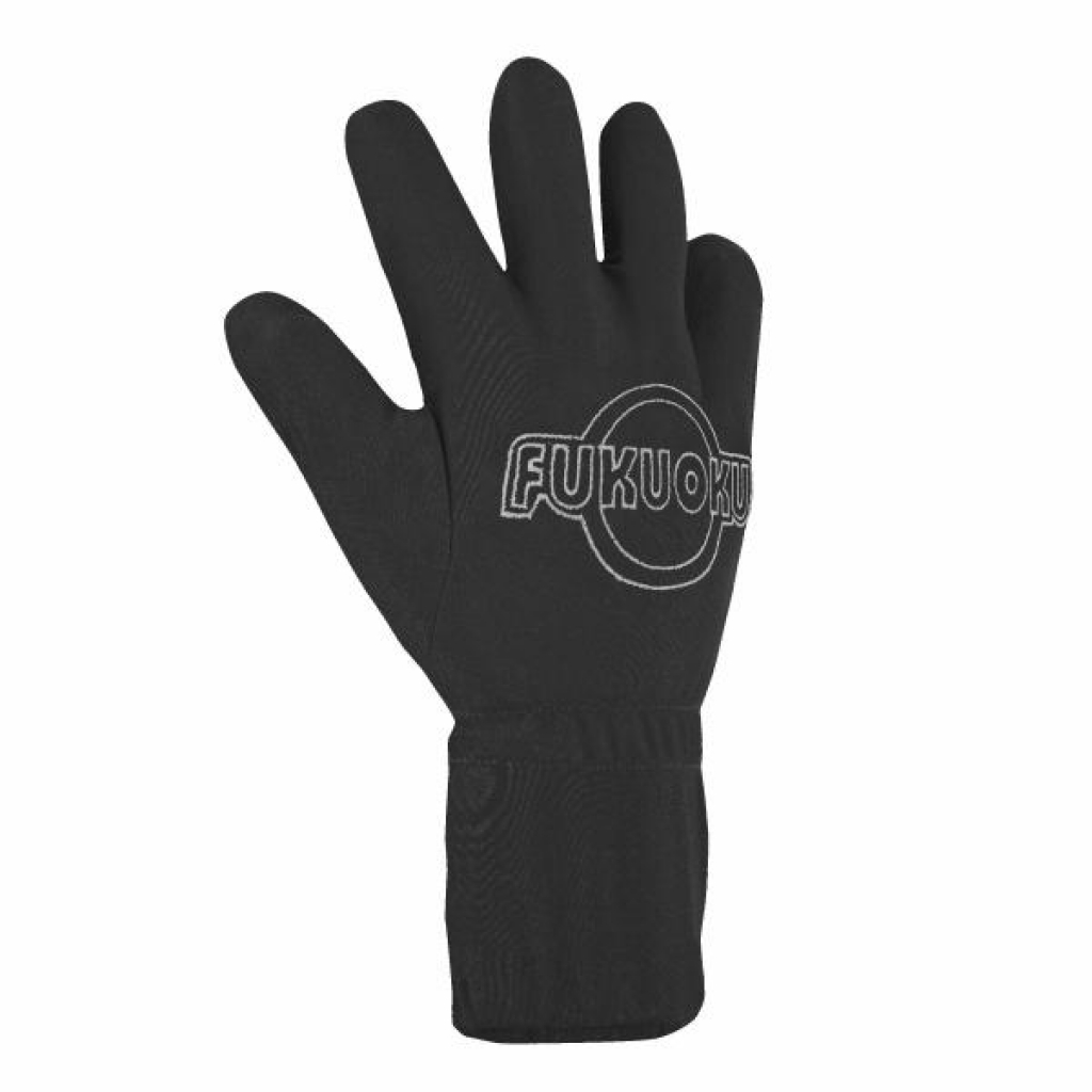 Five Finger Massage Glove Right Hand - Black, Medium