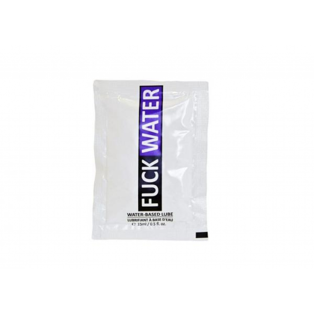 F*ck Water Water-Based Lubricant - Pillow Packs