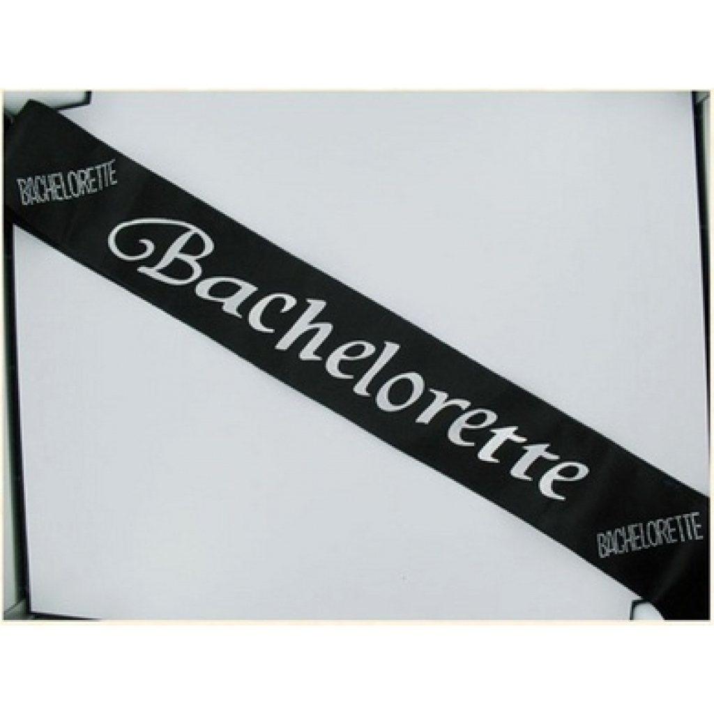 Bachelorette Black Sash