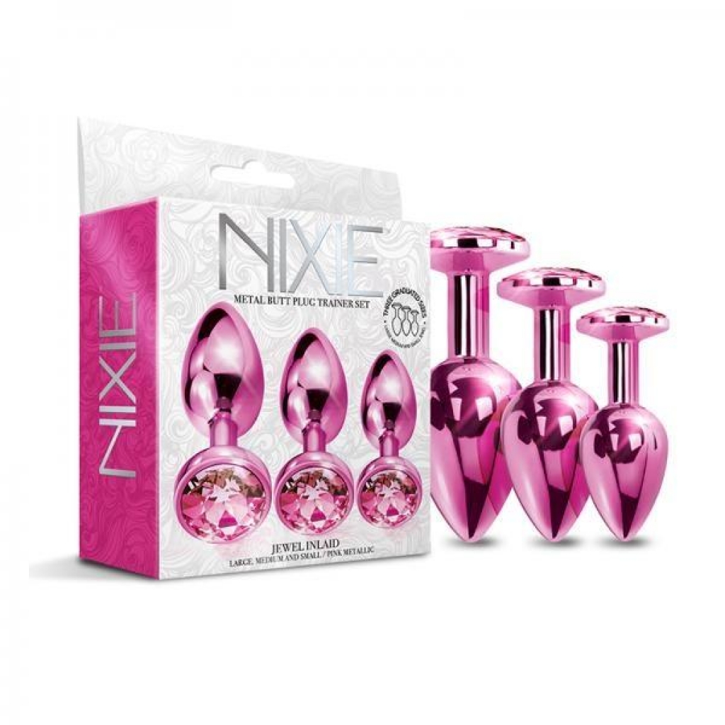 Nixie Metal Plug Trainer Set - Gradual Anal Training