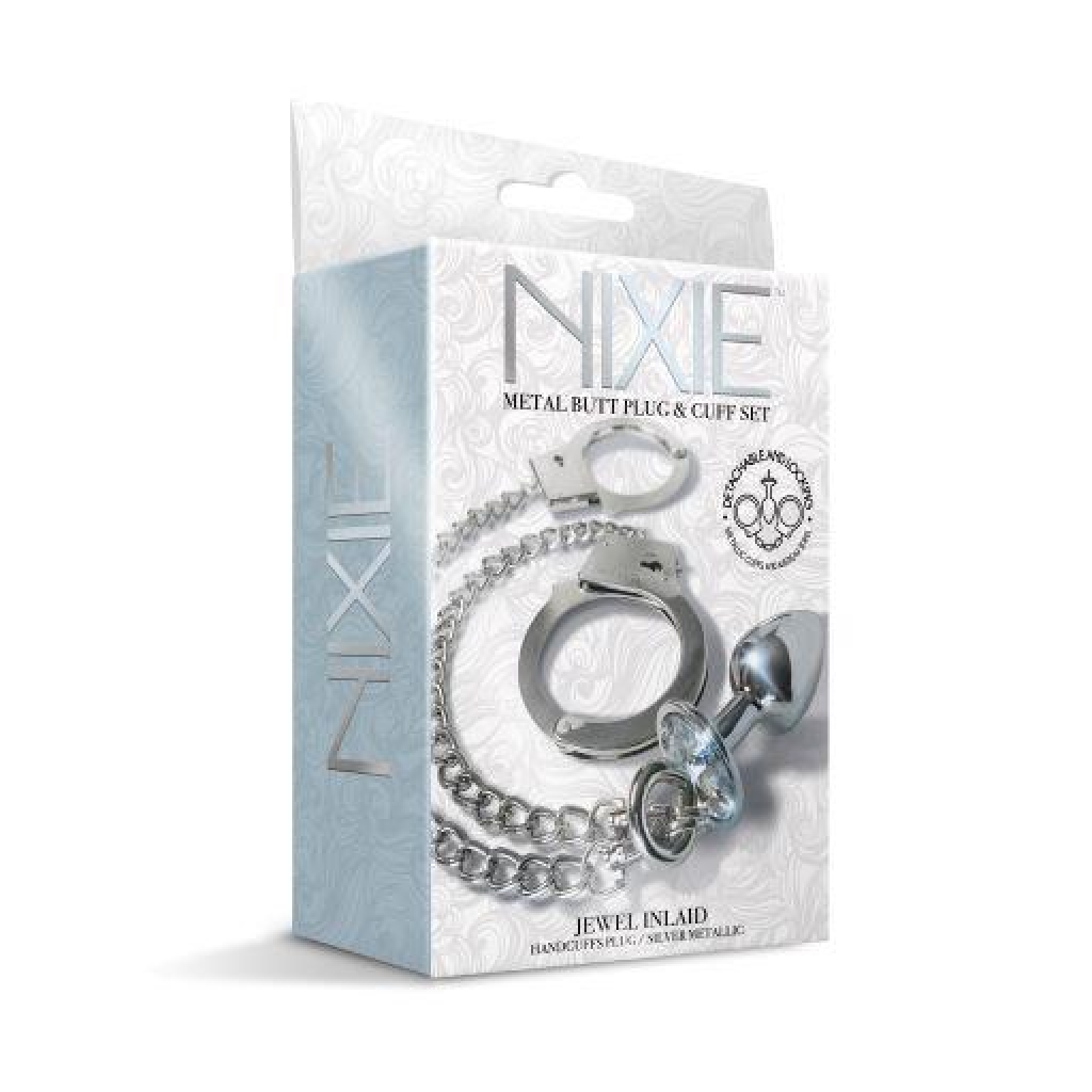 Nixie Metal Plug & Cuff Set - Silver