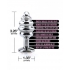 Nixie Honey Dripper Medium Ribbed Stainless Steel Plug