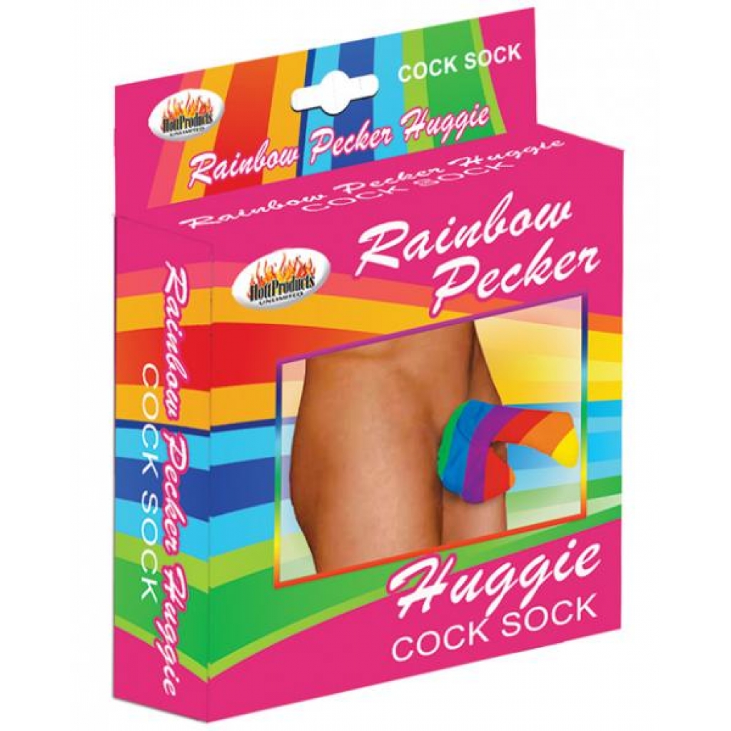 Rainbow Huggie Men's Penis Sock