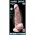 Skinsations Hard Drive - 8 Inches Dildo Beige