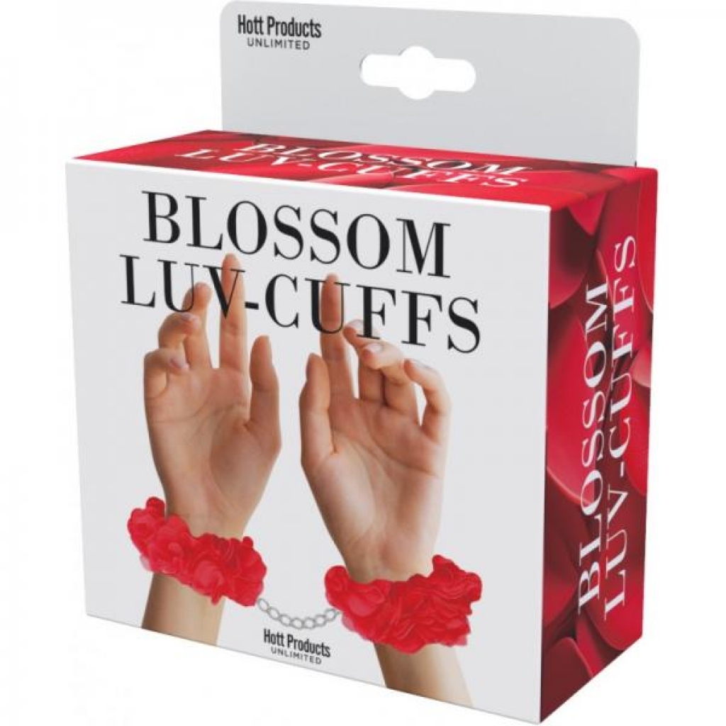 Blossom Luv Cuffs – Flower Cuffs – Red