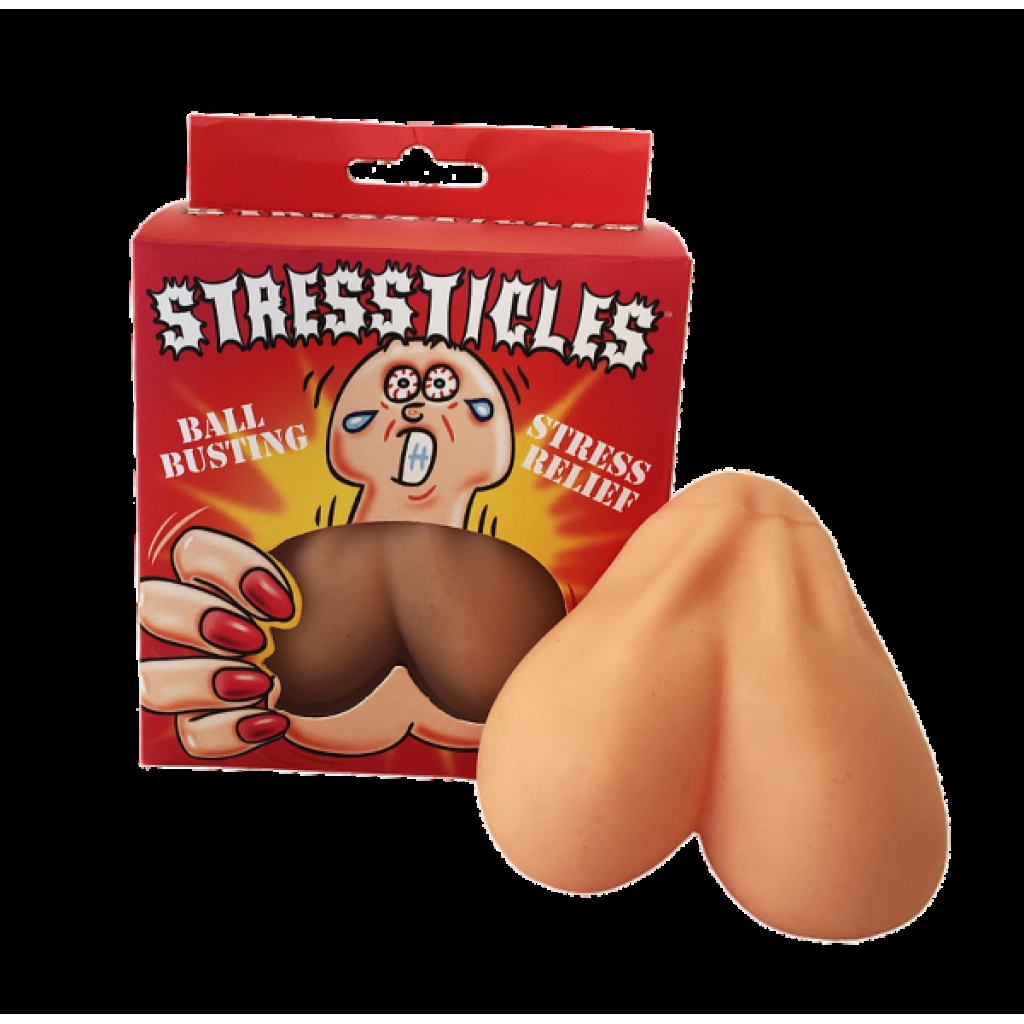 Stressticles Stress Relief Squeeze Balls - Beige