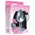 The Silver Starter Heart Bejeweled Steel Plug - Pink