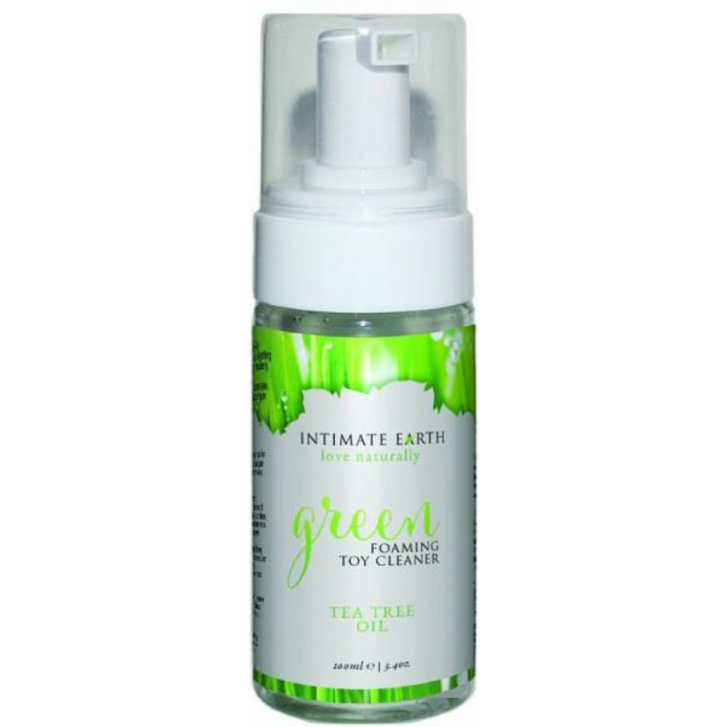 Intimate Earth Green Foaming Toy Cleaner: Gentle & Effective