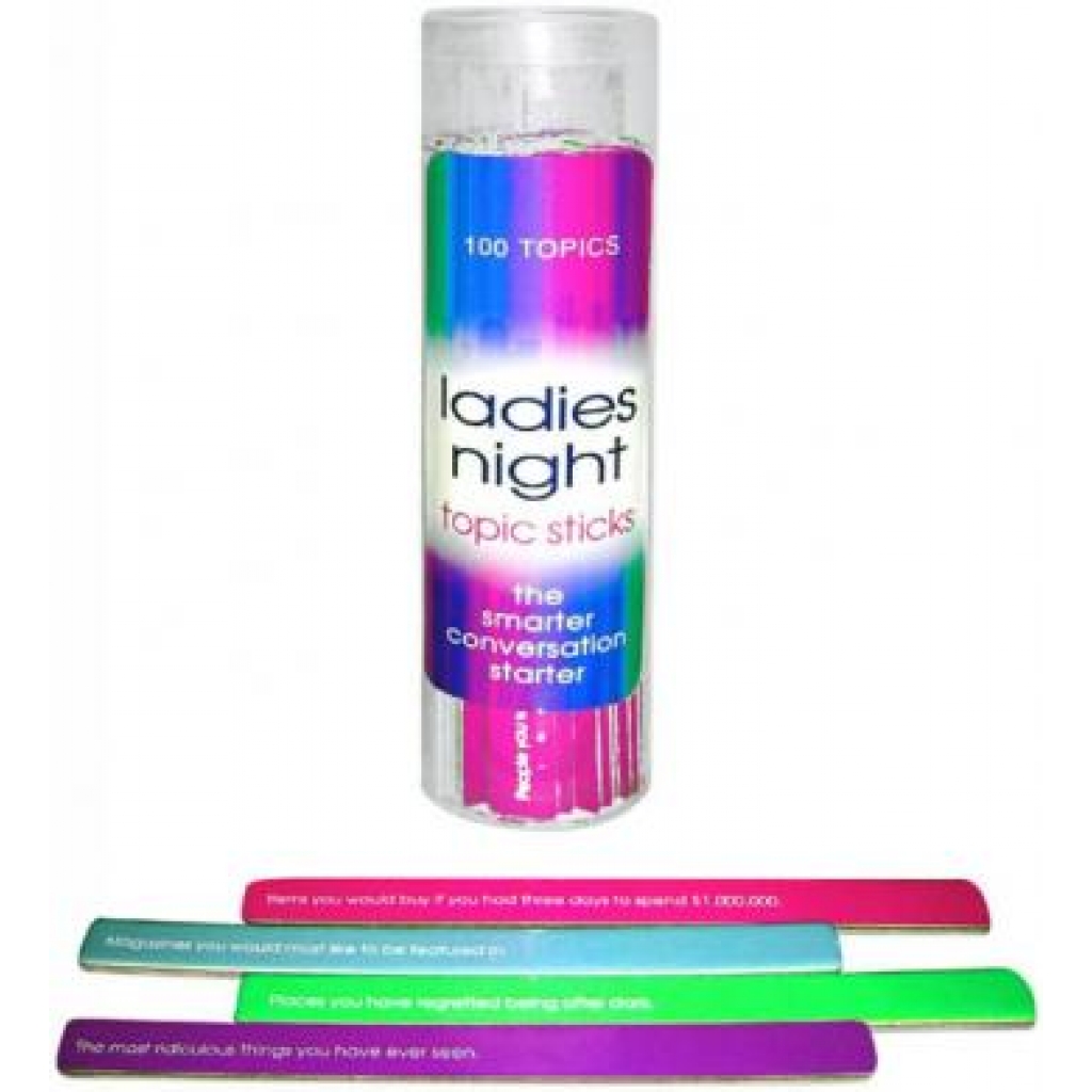 Ladies Night Topic Sticks Game