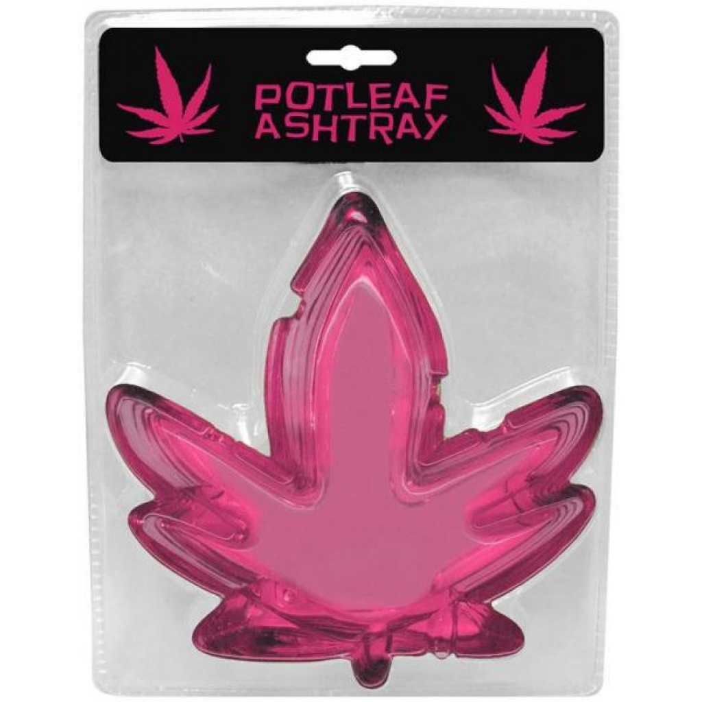 Pink Potleaf Ashtray - Stylish Functionality