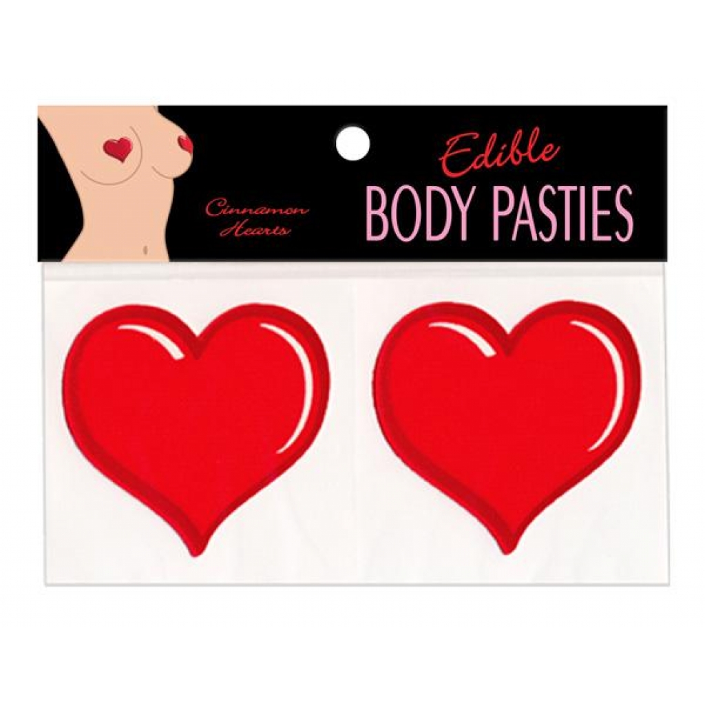 Edible Body Pasties Cinnamon Hearts