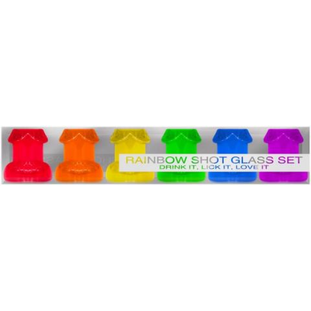 Rainbow Shot Glass Set - 6 Pieces