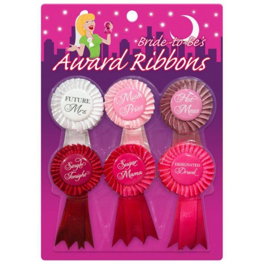 Bride To Be Award Ribbons 6 Package