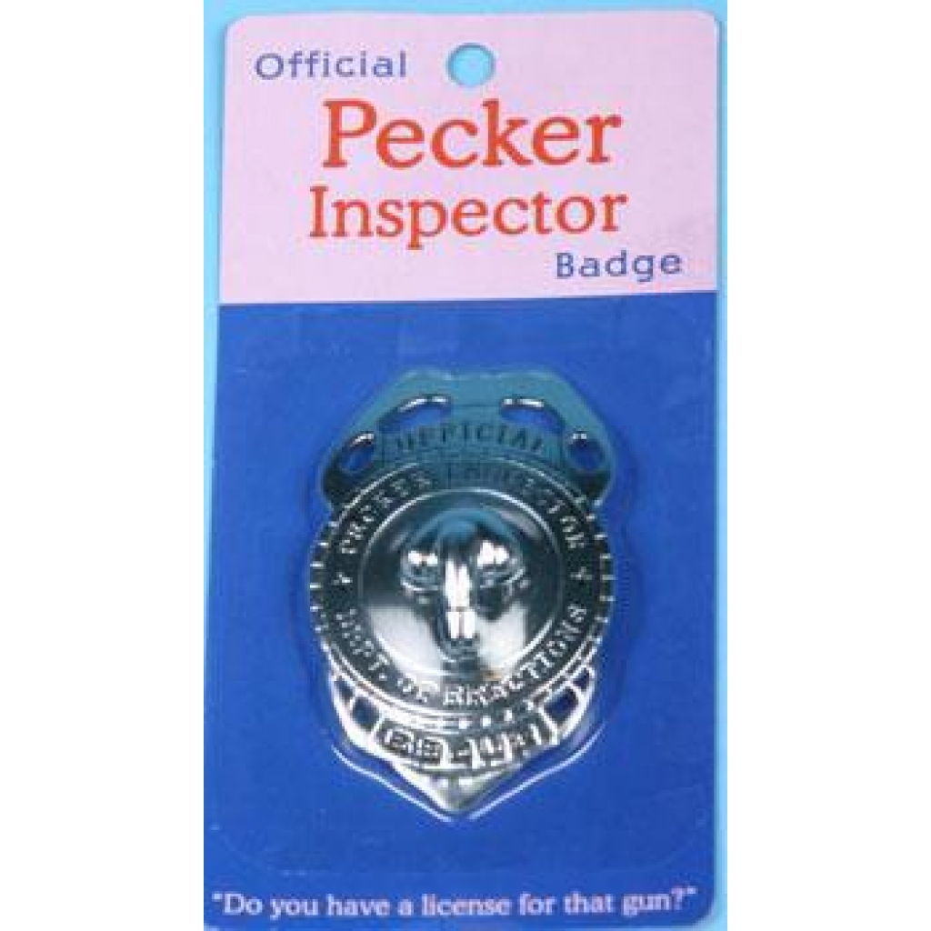 Pecker Inspector Badge