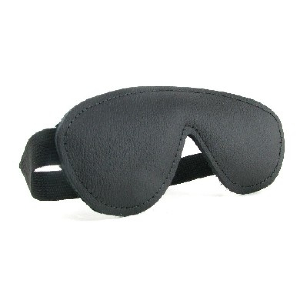 Non-Leather Padded Blindfold - Black